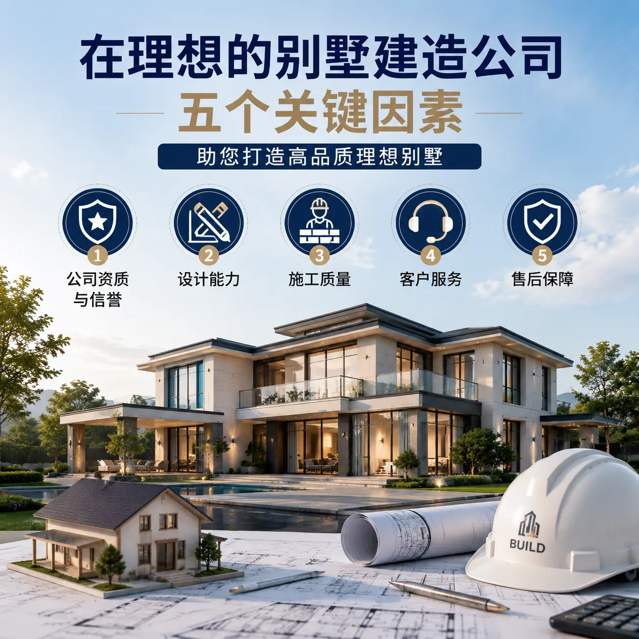 在 思南 找到理想别墅建造公司的五个关键因素