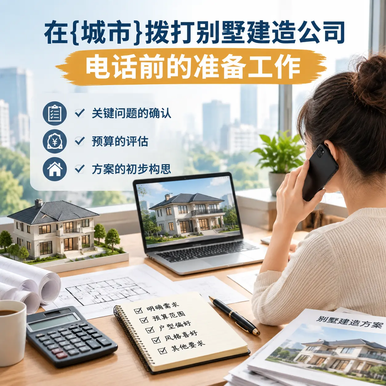 在思南拨打别墅建造公司电话前的准备工作