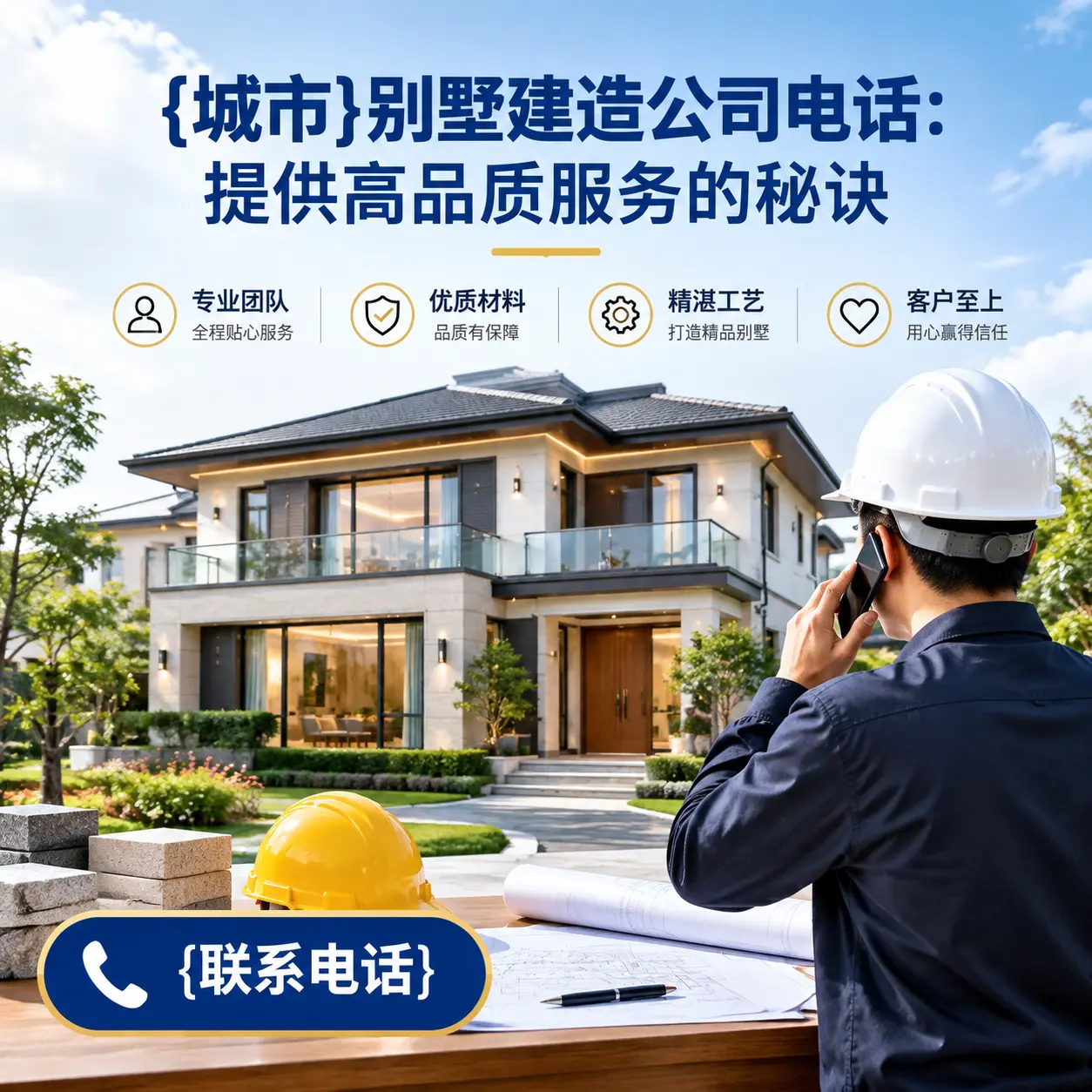思南别墅建造公司电话：提供高品质服务的秘诀