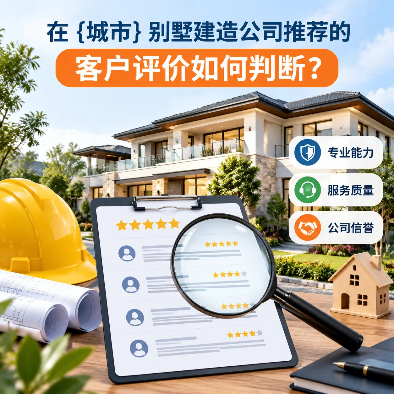 在 思南 别墅建造公司推荐的客户评价如何判断？