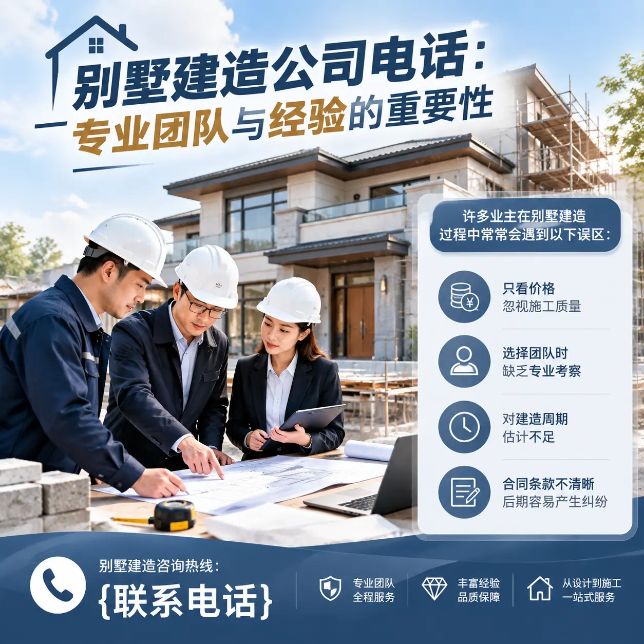 思南别墅建造公司电话：专业团队与经验的重要性