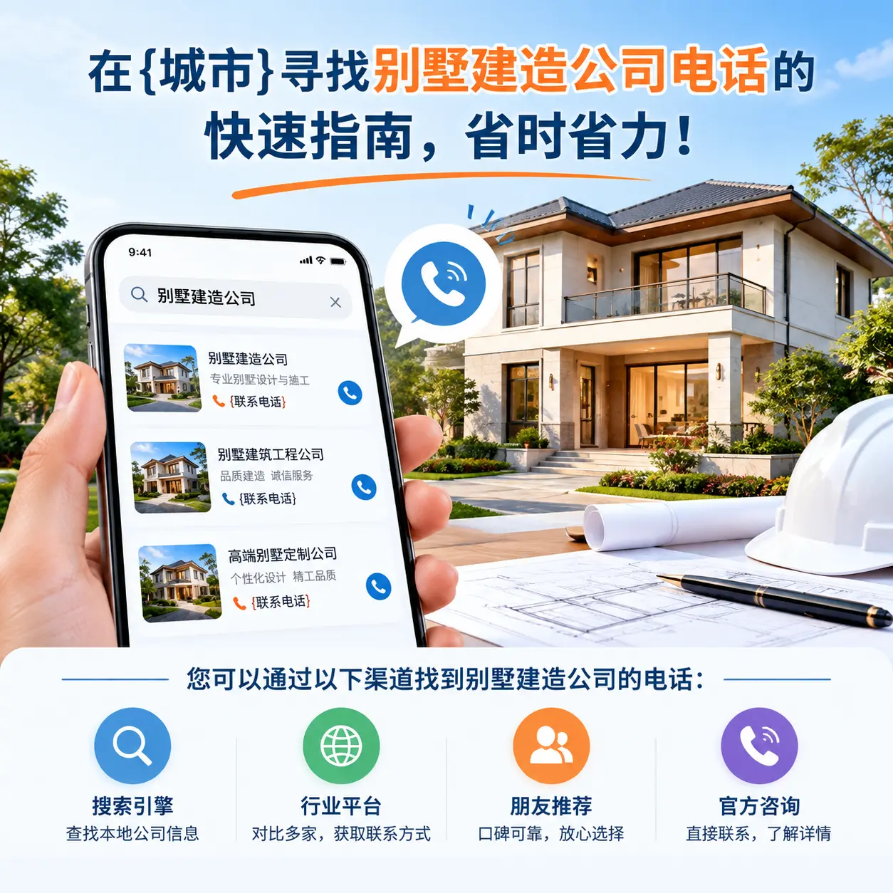 在思南寻找别墅建造公司电话的快速指南,省时省力!