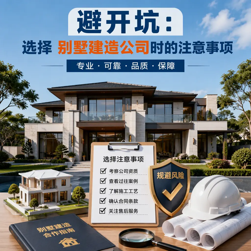 避开坑:选择 思南 别墅建造公司时的注意事项