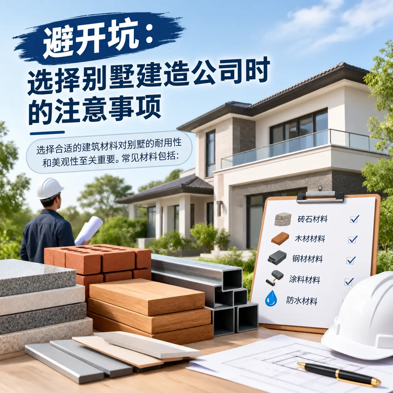 避开坑:选择 思南 别墅建造公司时的注意事项