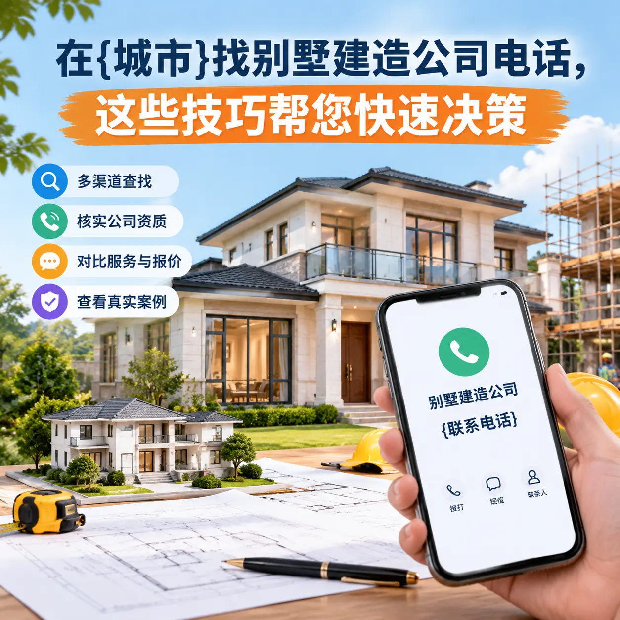 在思南找别墅建造公司电话，这些技巧帮您快速决策