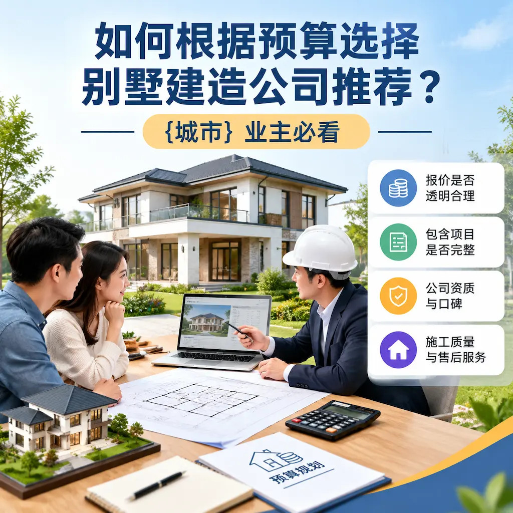 如何根据预算选择别墅建造公司推荐？ 思南 业主必看