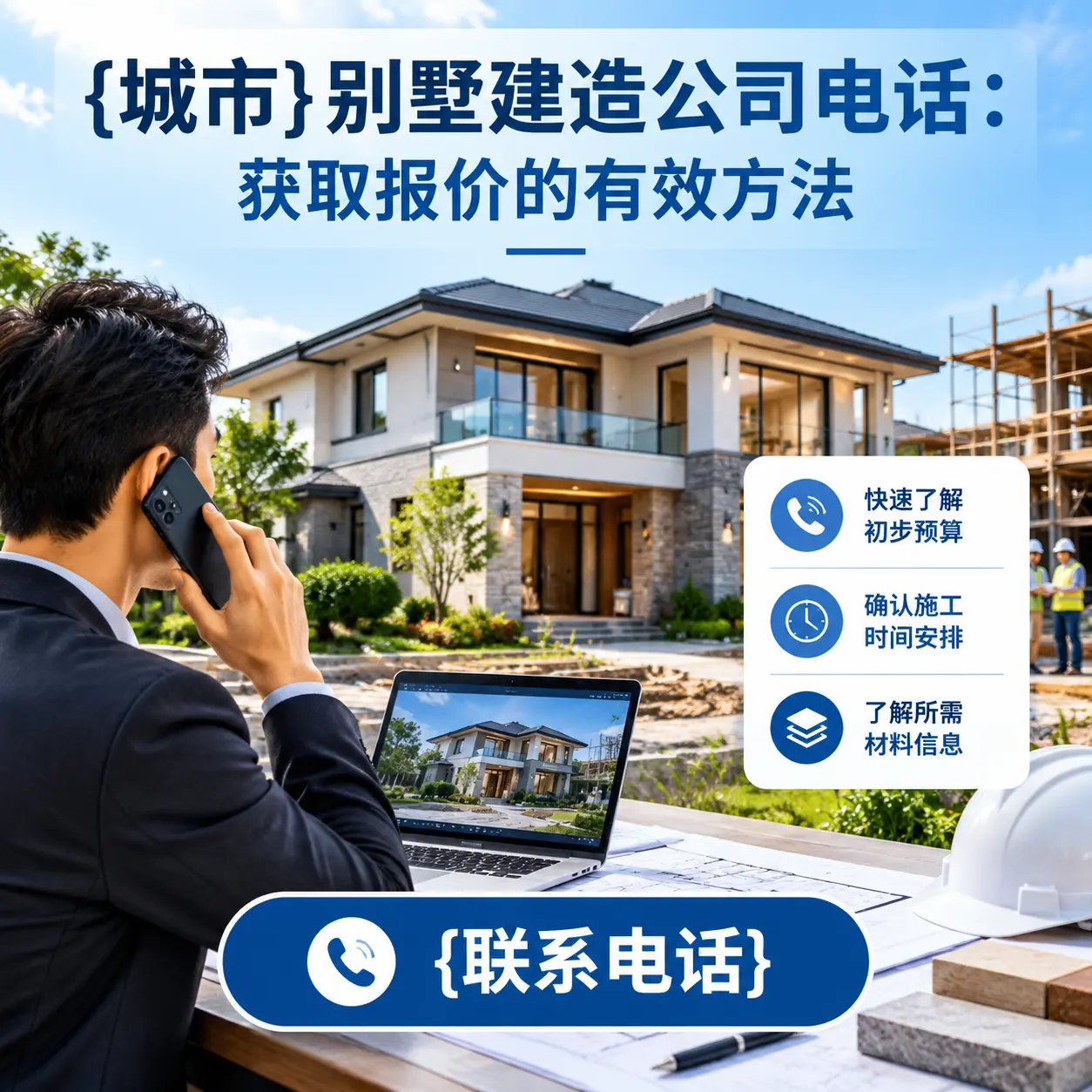 思南别墅建造公司电话:获取报价的有效方法